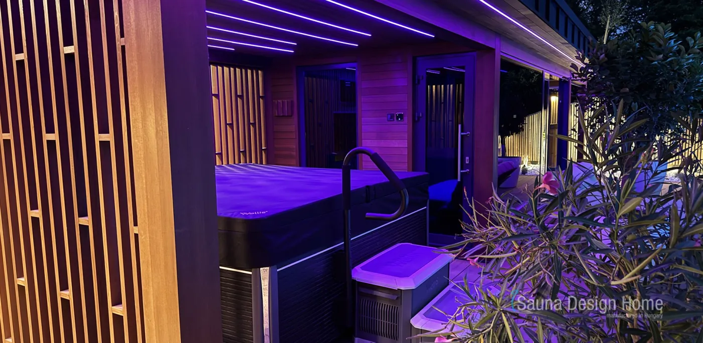 Sauna and Hot Tub