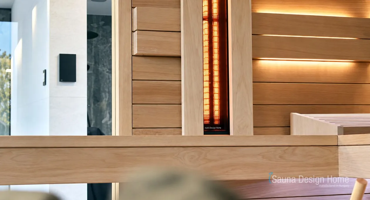 Sauna with Infrared Panels