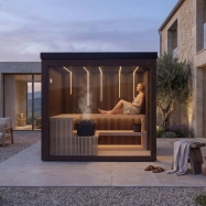 Luxury garden outdoor sauna