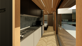 Wellness Cabin Kitchen