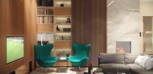Custom-designed wood panel