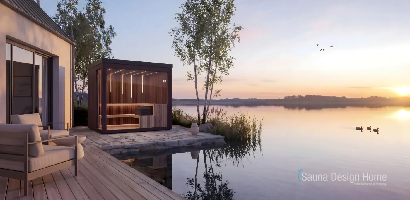 minimalistic sauna for outdoors