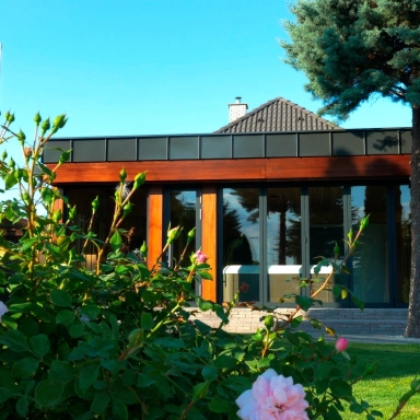 Outdoor sauna house planning