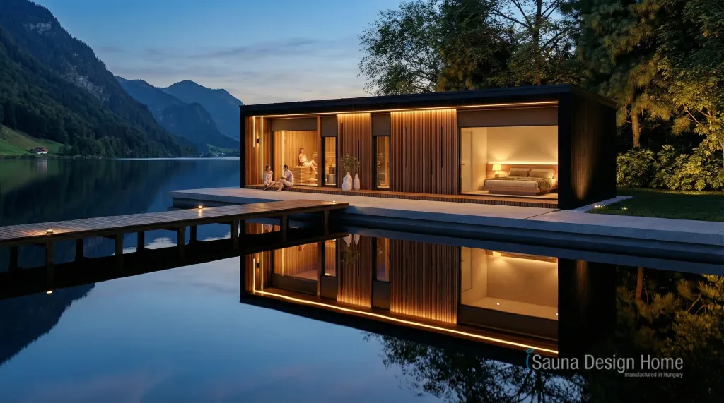custom built sauna house