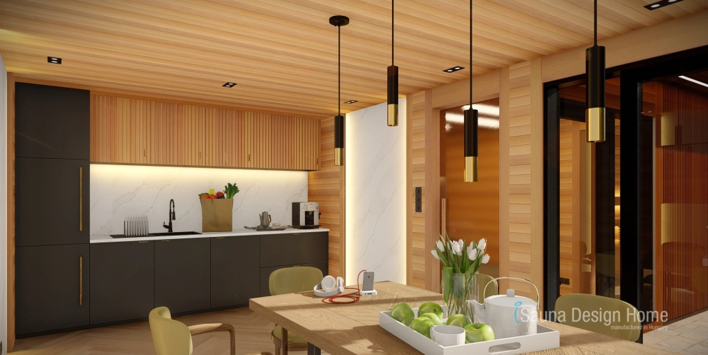 Kitchen, Dining and Passage Area
