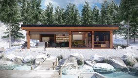 sauna house in modern style