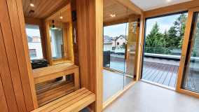Panoramic Finnish Sauna