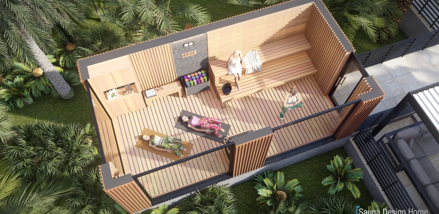 outdoor sauna design