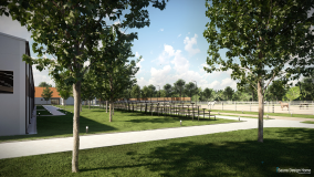 modern equestrian center