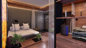 bedroom wood panelling