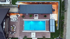 Wellness House from Above