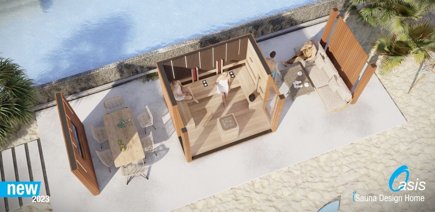 Oasis - 4 season modular house - whit sliding doo