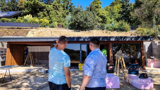 Sauna House Handover 