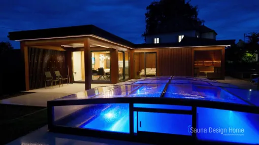 Bespoke wellness house with pool