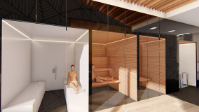 Interior design and design fitness room