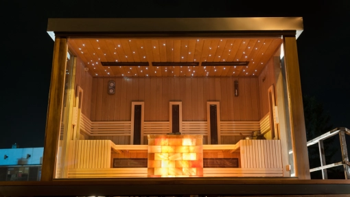 Custom saunas, maximum comfort