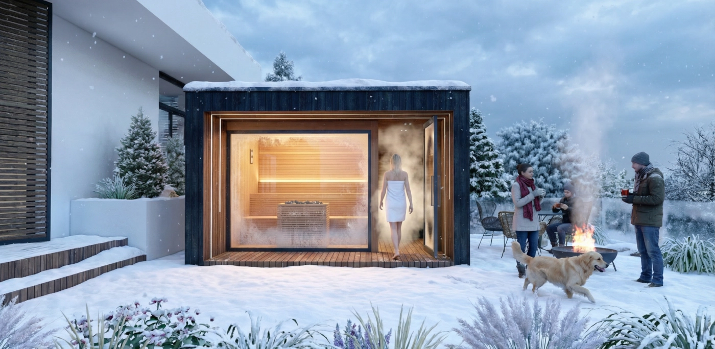 Architectural sauna