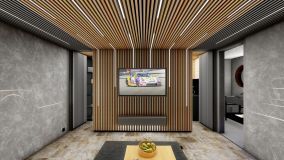 Custom wooden wall panelling