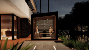 Custom outdoor saunas, sauna houses