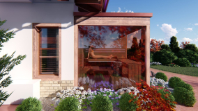 outdoor sauna wellness planning