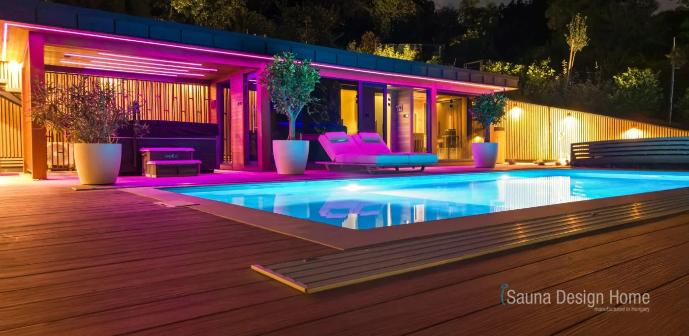 Private Wellness Area with Pool