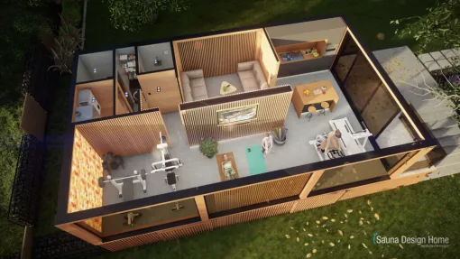 sauna wellness house