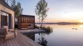 minimalistic sauna for outdoors