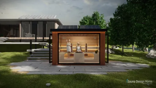 basic sauna cabin