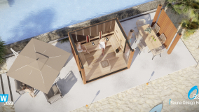 Oasis - 4 season modular house -  outdoor sauna Kabin