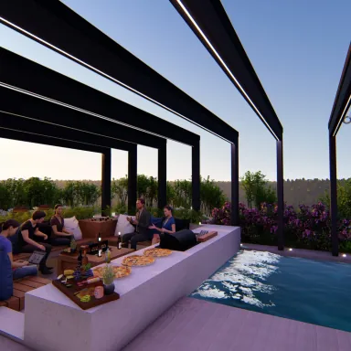 Exclusive wooden shading Exclusive wooden shading