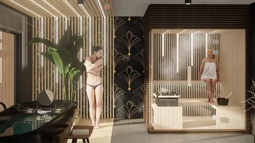 indoor finn sauna