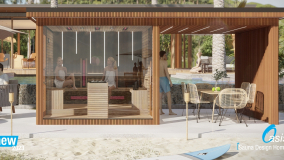 Oasis - 4 season modular house -  with design wall