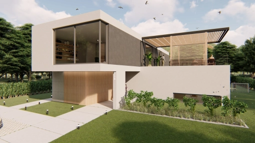 Modern outdoor, indoor wall cladding