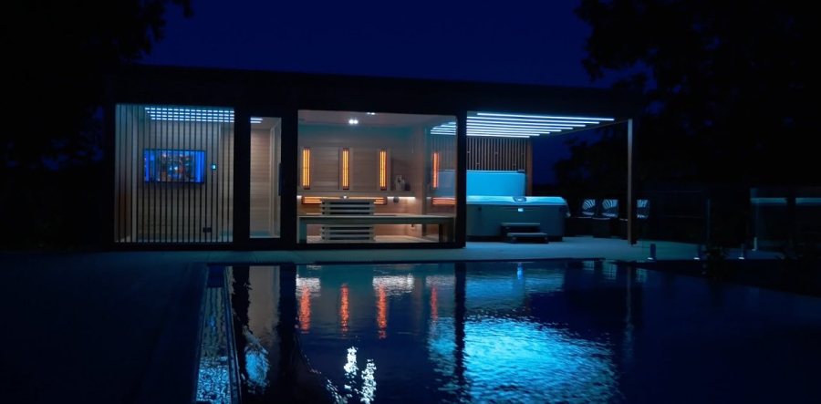 Unique luxury sauna house on the shore of Lake Balaton - iSauna Design Home